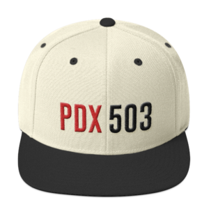 PDX503 Hat - Natural/Black