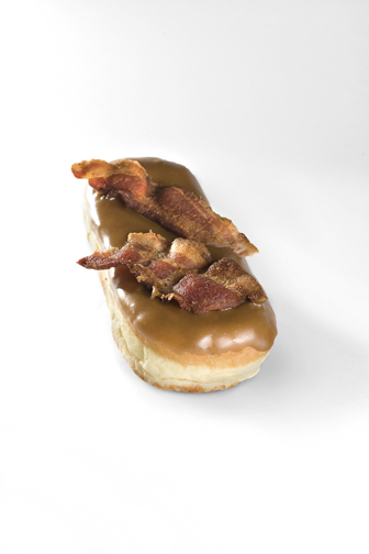 bacon maple bar - Voodoo Doughnut